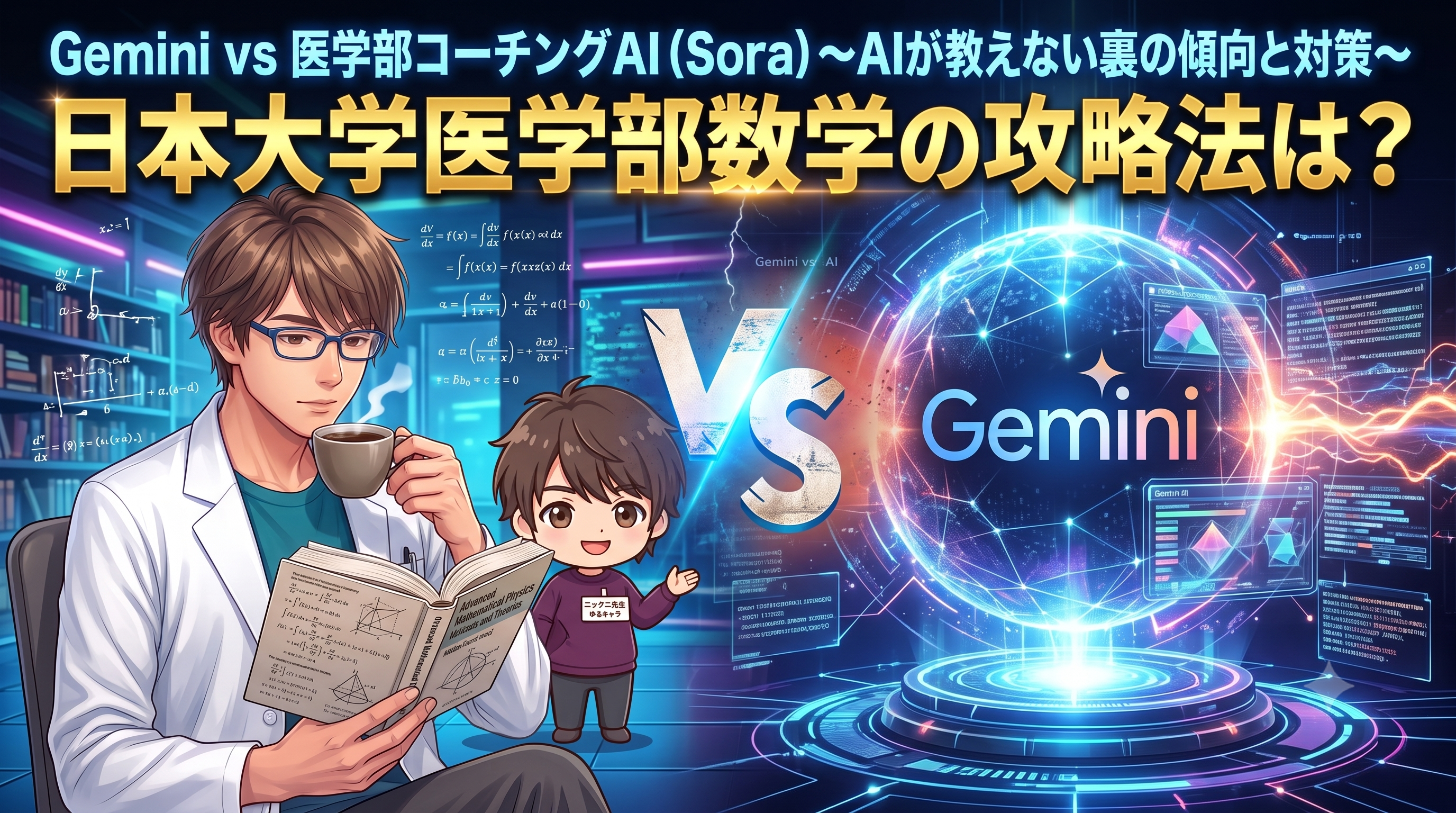 Gemini vs Sora：日本大学医学部N全学統一方式の真実