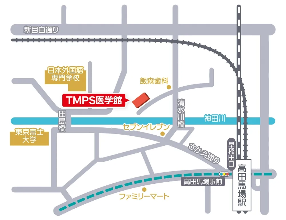 TMPS医学館 アクセスマップ